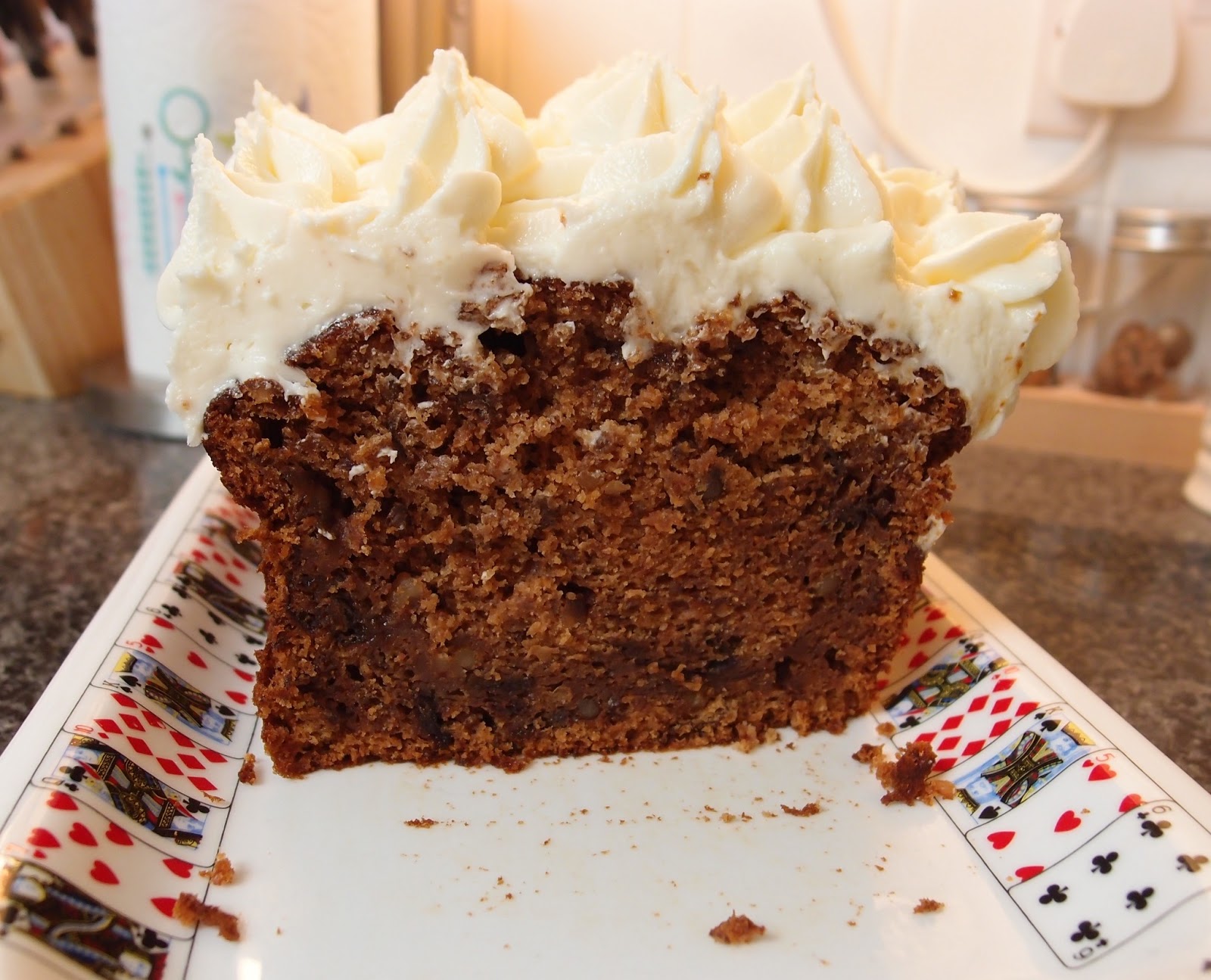 The Caked Crusader Teainfused prune cake with honey buttercream