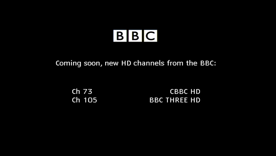 Freeview HD gets ready for new BBC HD channels a516digital
