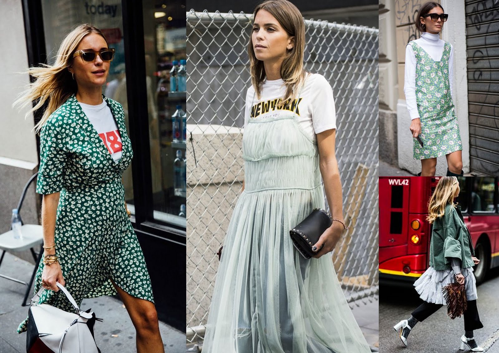 dress with jumper underneath