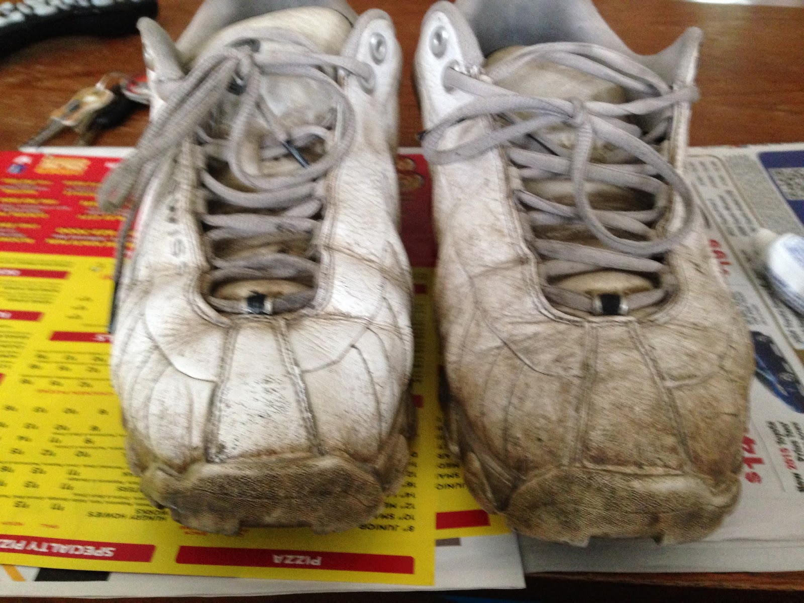 The Clever Pear Cleaning Tennis Shoes