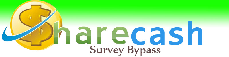 Sharecash Survey Bypass