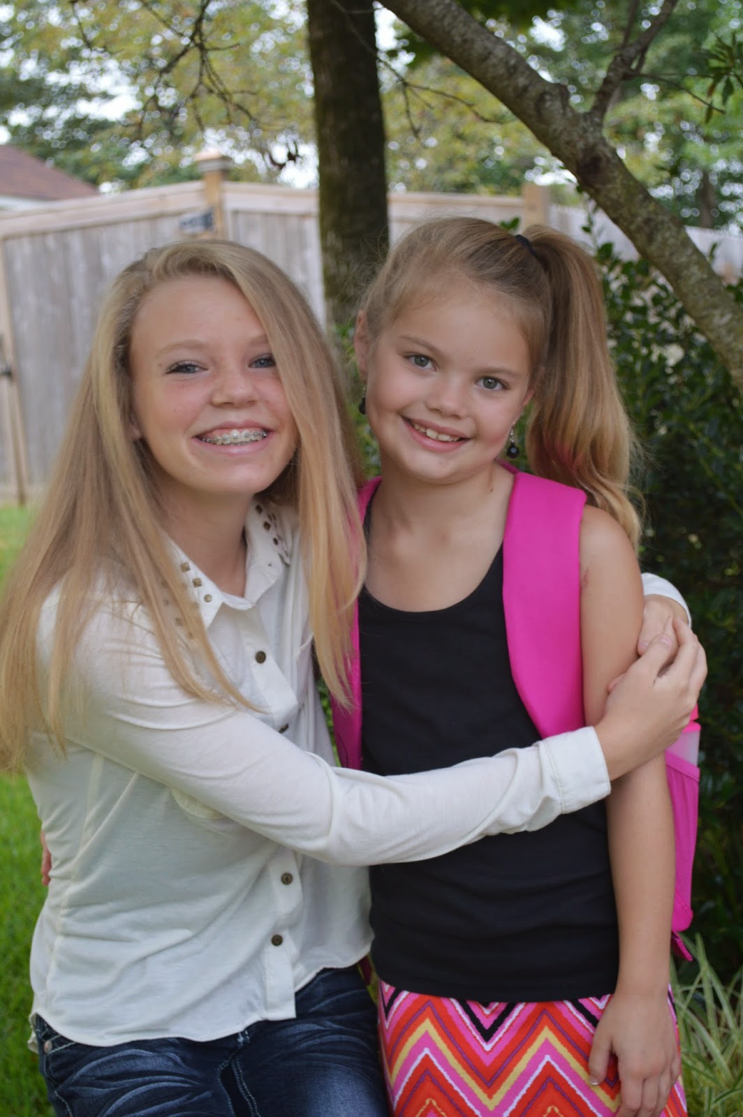 The Calvert Family: Anna Lauren's 1st Day of Second Grade...