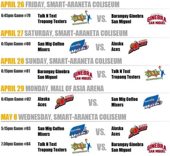 Basketball Hoops Zone PBA 2013 Commissioner's Cup Semis Schedule