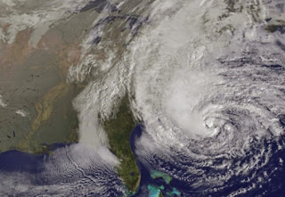 Hurricane Sandy from space