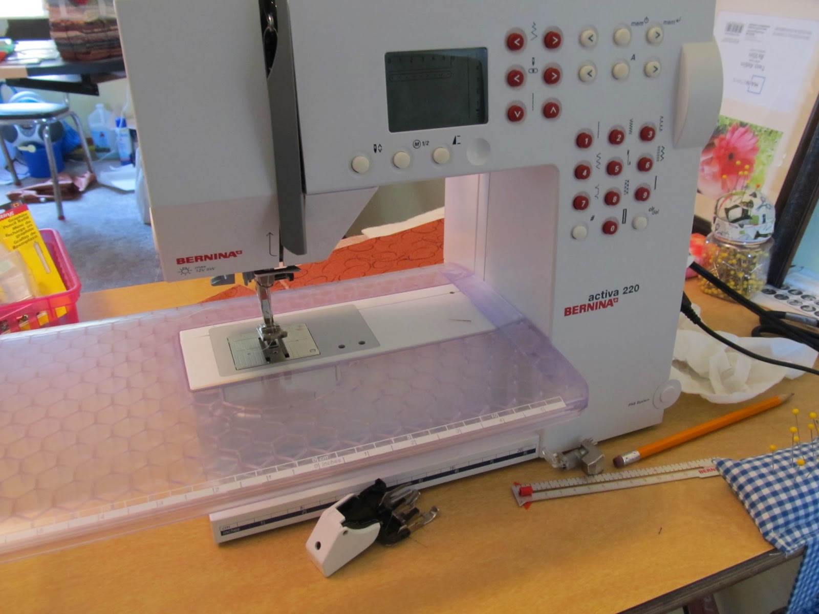 Jayne's Quilting Room A sewing Machine Upgrade