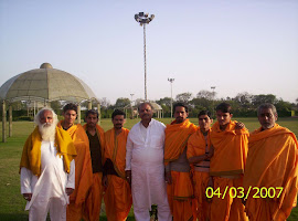 Pt. Vijay Tripathi "Vijay" with jindal Baba and shisya