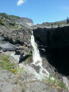 Pucon  - Wasserfall in der Nähe des Vulkans
