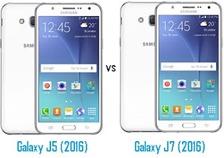 Perbandingan Samsung Galaxy J5 (2016) dengan Galaxy J7 (2016)