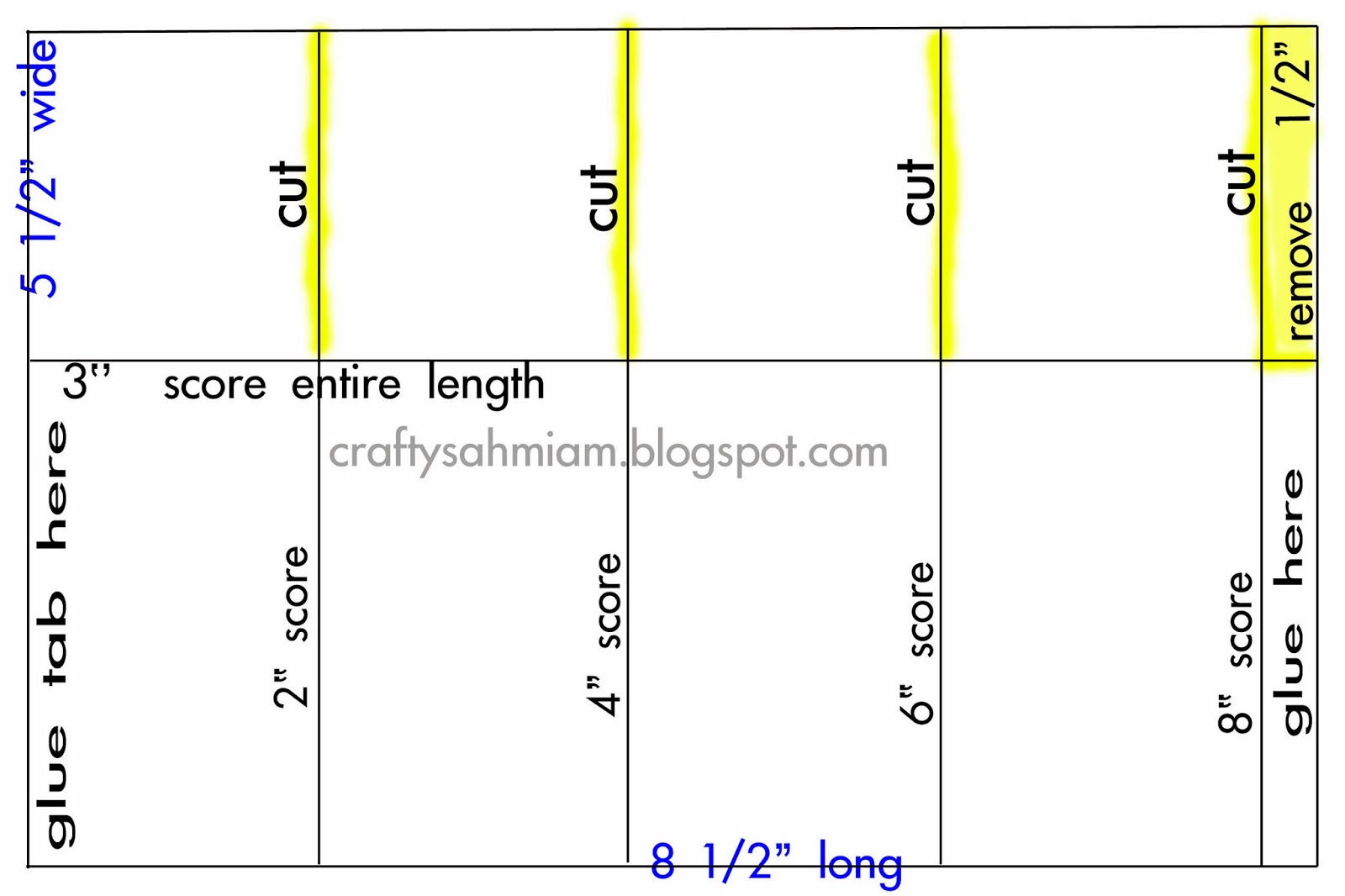 Youu0026#39;ll need a 5 1/2u0026quot; x 8 1/2u0026quot; piece of card stock,
