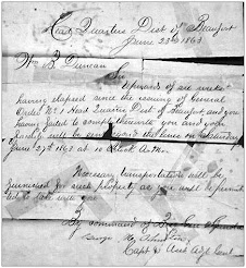 1863 Letter to William B. Duncan