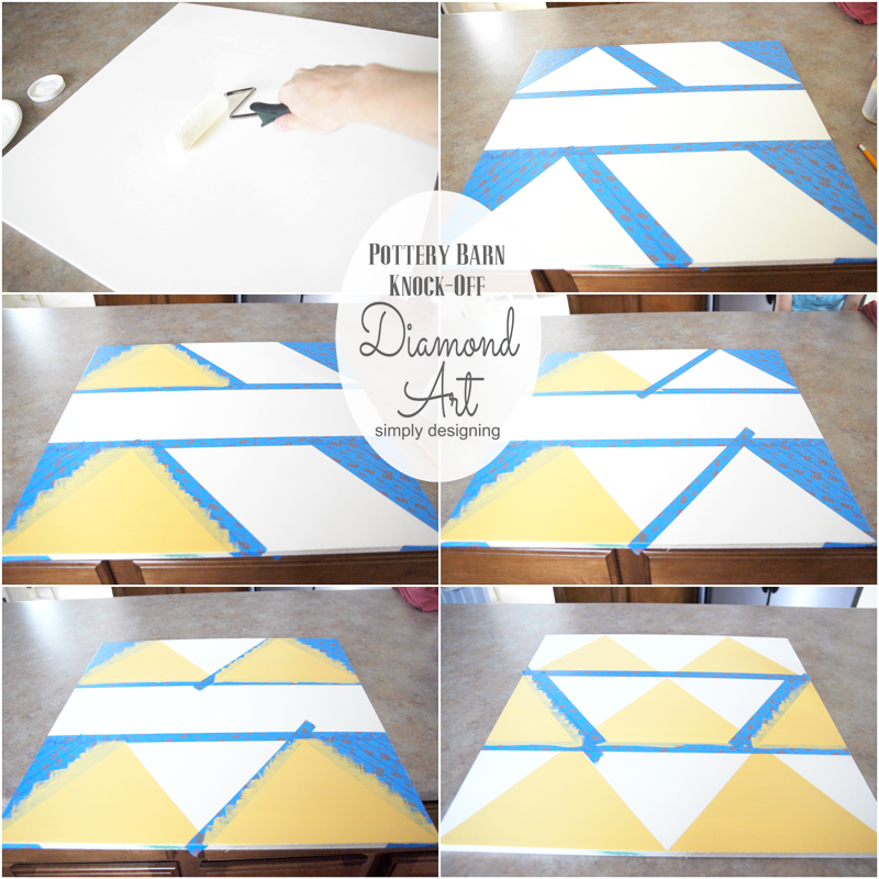 Pottery Barn Knock-Off Diamond Art | you'll be amazed at how simple this is to recreate for a fraction of the cost! Come and check it out, and pin for later! | #knockoff #knockoffdecor #wallart #homedecor #pbknockoff Pottery Barn Knock-Off Diamond Art | you'll be amazed at how simple this is to recreate for a fraction of the cost! Come and check it out, and pin for later! | #knockoff #knockoffdecor #wallart #homedecor #pbknockoff