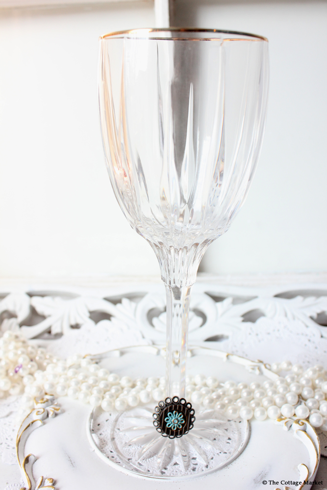 Wine Glass Charm Bling Rings Part 2 Tutorial The Cottage Market
