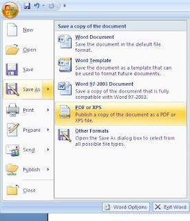 Cara Membuat File PDF Menggunakan Ms Word 2007