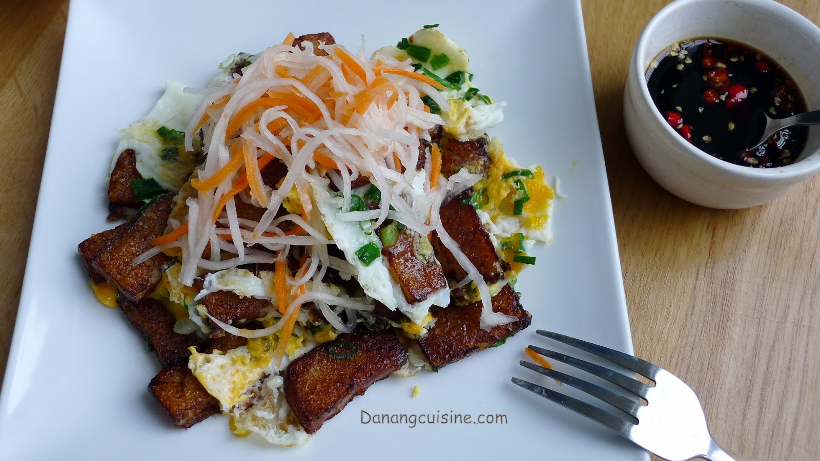 My Corner Fried Rice Flour Cake with Eggs Bot Chien