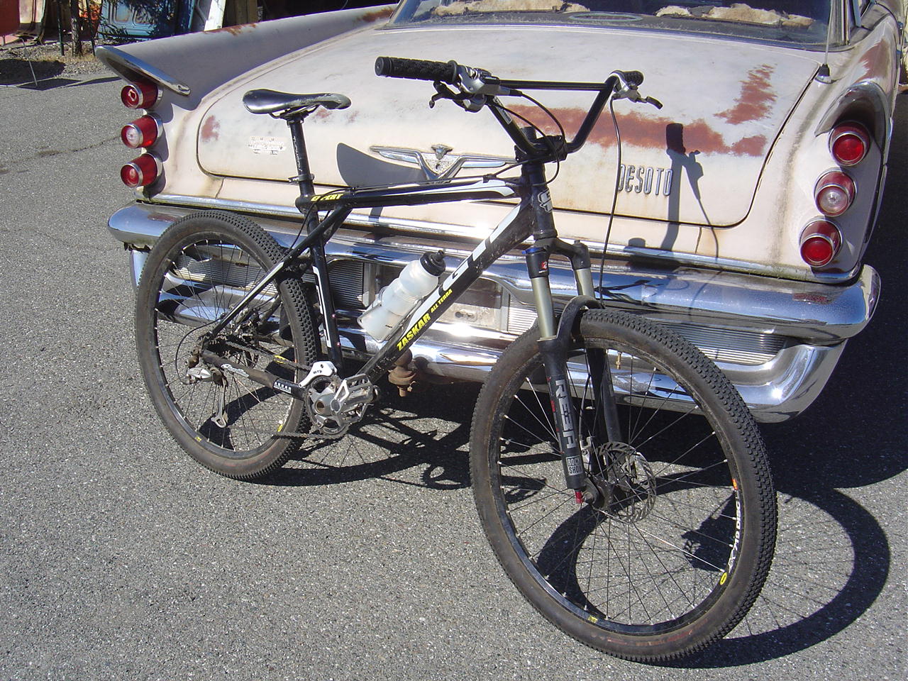 cruiser bars on a mountain bike