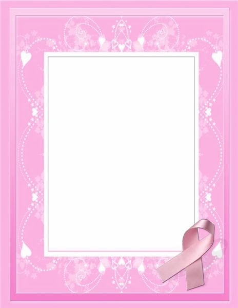 Marco para fotos inspirado en la lucha contra el cancer