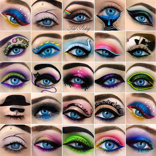 Maquiagens variadas de Tal Peleg