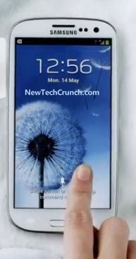 Samsung Galaxy s3 design features touch