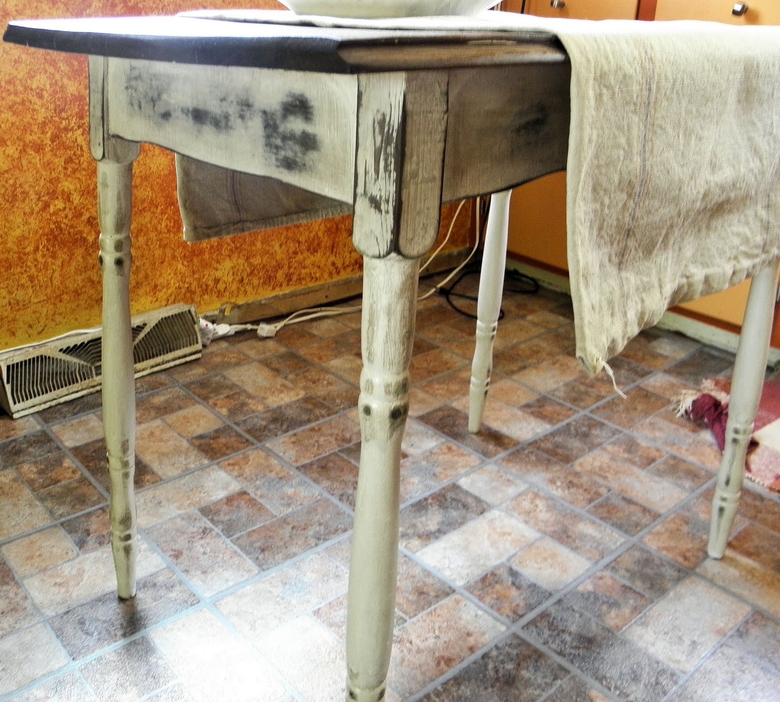 Shabby Love Farmhouse Table Redo and Tutorial