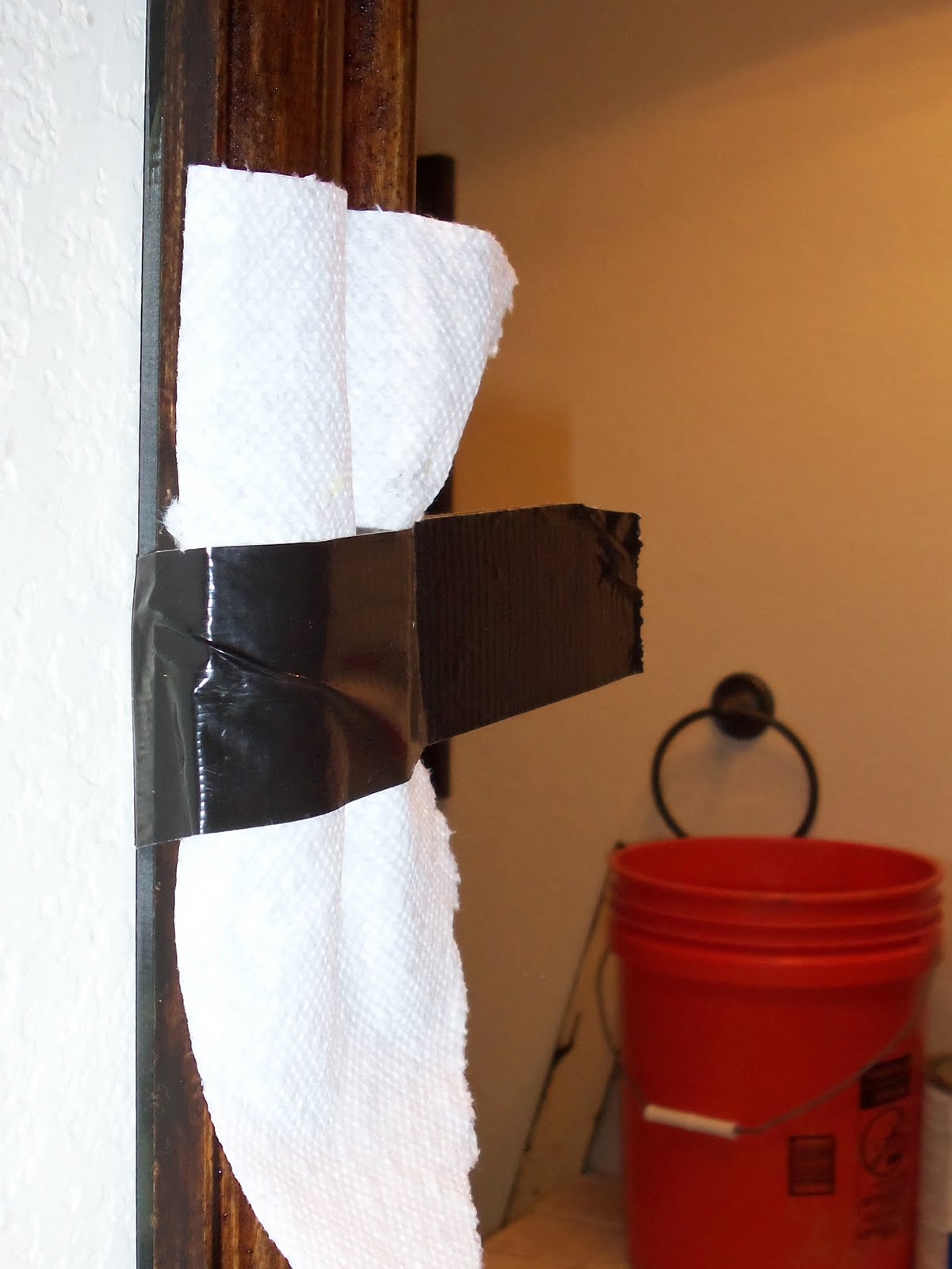 How to glue wood moulding to a mirror to create a faux frame