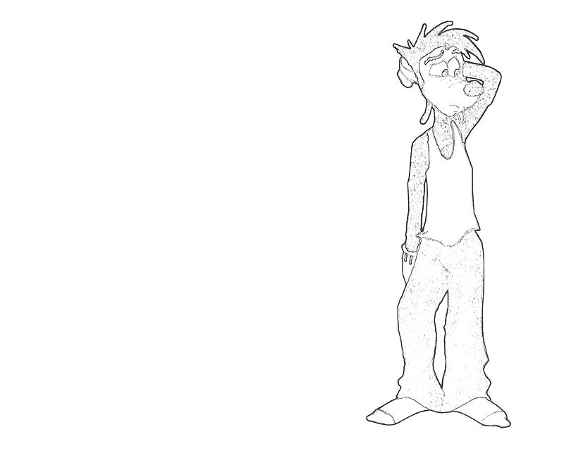 Printable Max Goof Confused Coloring Pages printable-max-goof-confused-coloring-pages