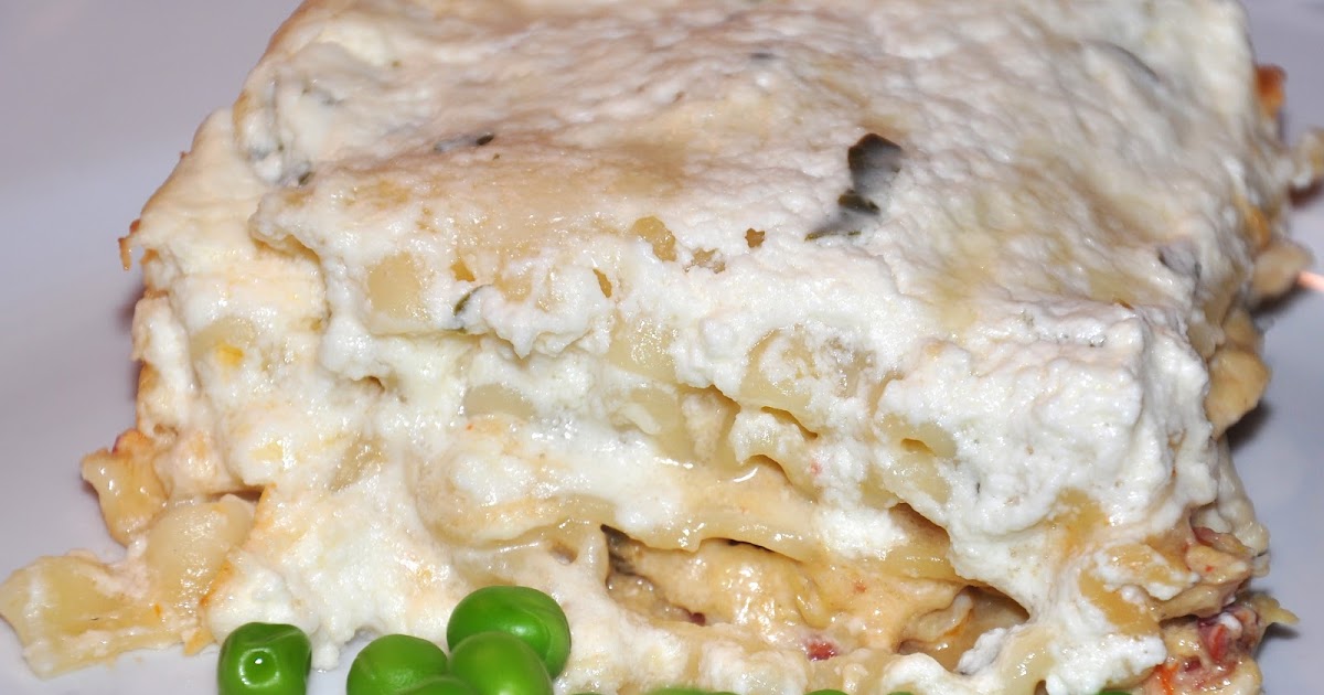 The Changeable Table Creamy White Chicken & Artichoke Lasagna