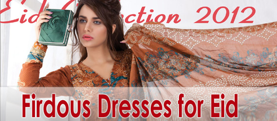 Firdous Printed Dresses for Eid | Firdous Dresses 2012-2013