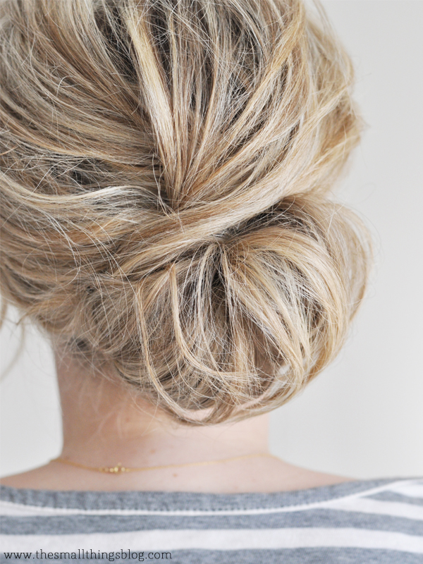 Low Chignon Hair Tutorial
