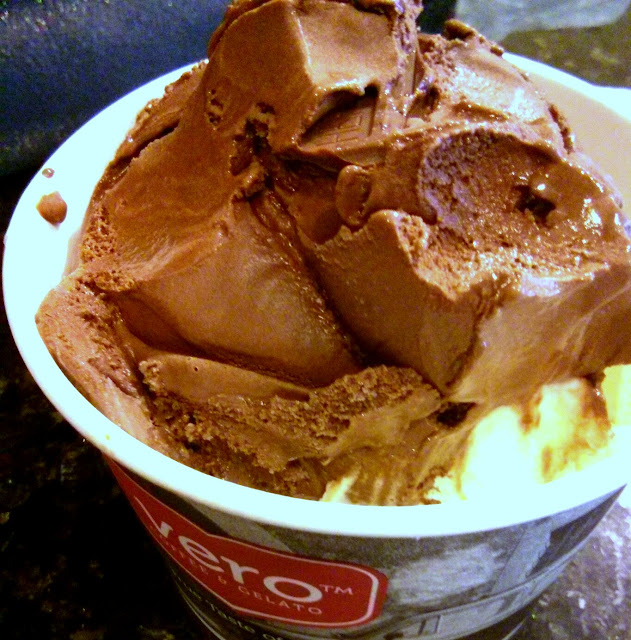 Chocolate and Coconut Vero gelato