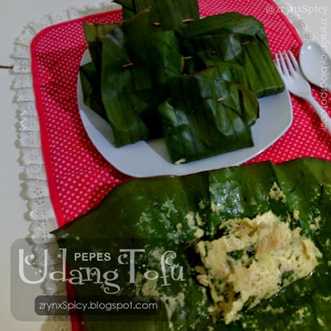 Pepes Udang Tofu