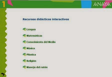 Actividades interactivas para 1º