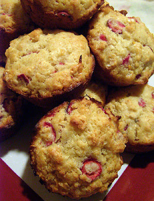 Closeup of Plate of Muffins