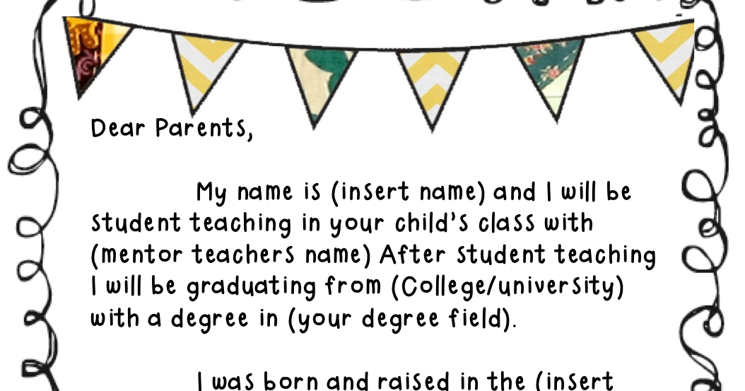 letter to parent from student teacher magdalene project org student teacher letter to parents