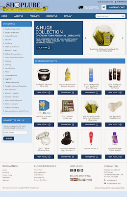 Brand New Look for Shoplube.com, the official Boy Butter Store.