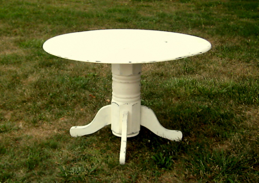 Full Circle Creations A pedestal table...