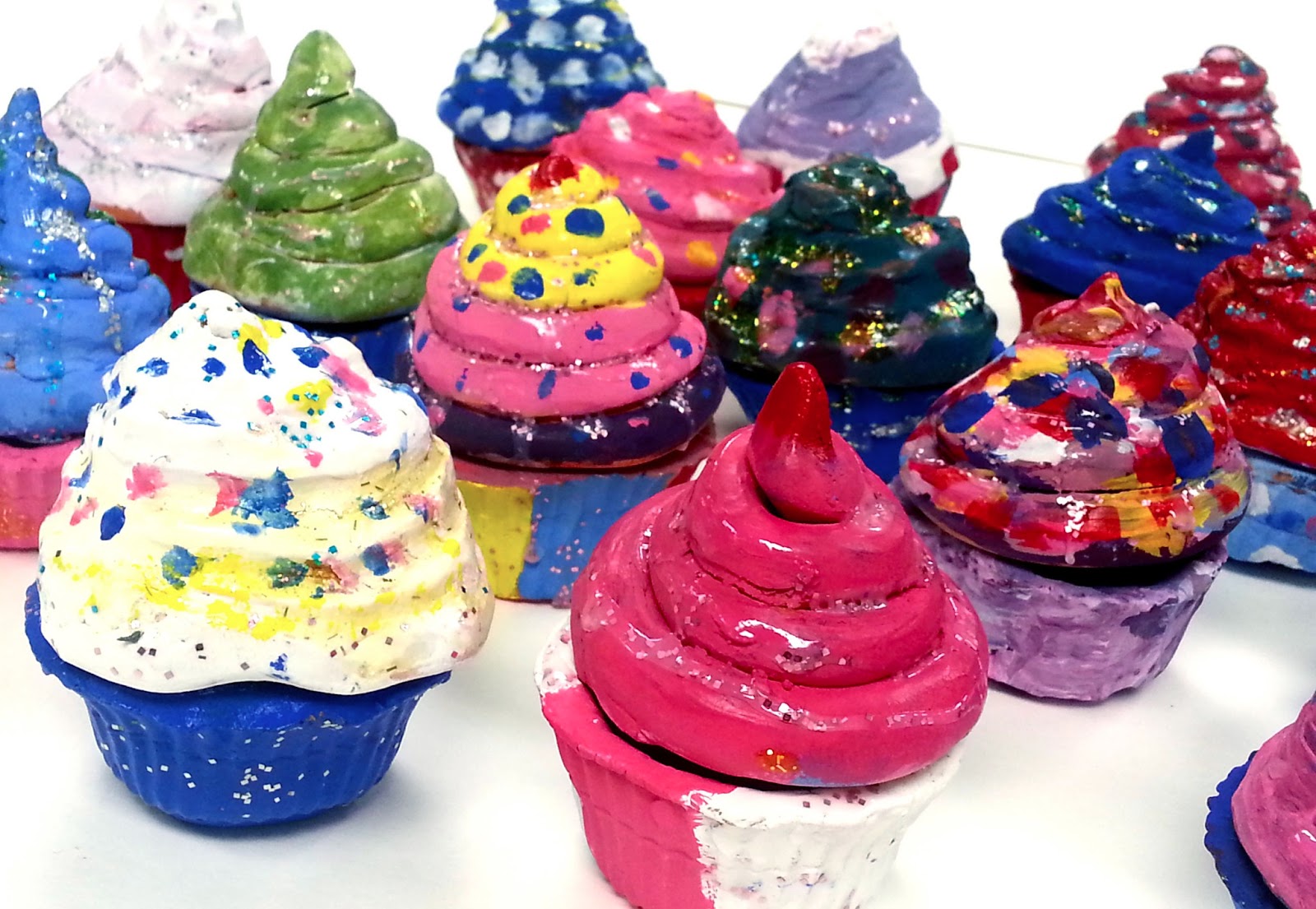 Clay Cupcakes (5th) Art with Mrs. Nguyen