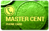 Master Cent Phone Card