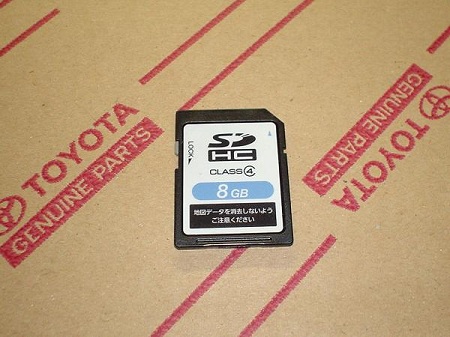 Toyota NSZT W60 SD Card