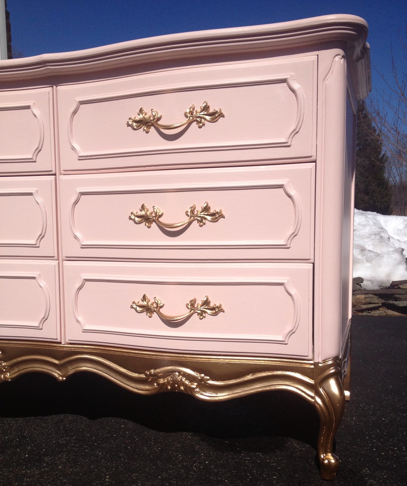perfectly beautiful things Painted Nursery Dresser