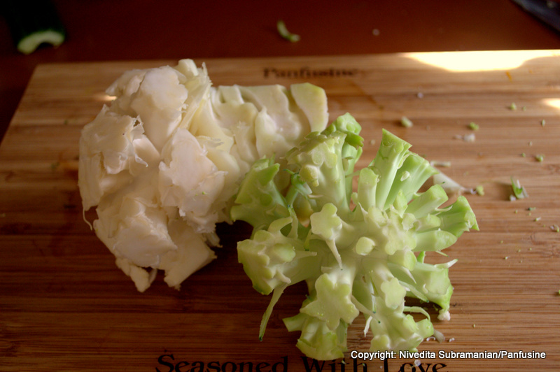 Taste from Waste Cauliflower stem relish!