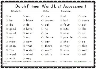 FREE PDF Dolch and Fry Word Lists