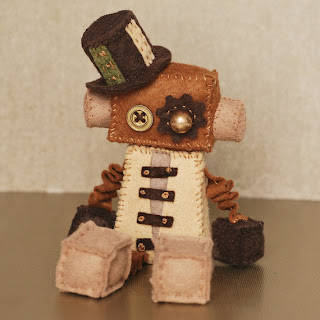 Steampunk Robot Plush