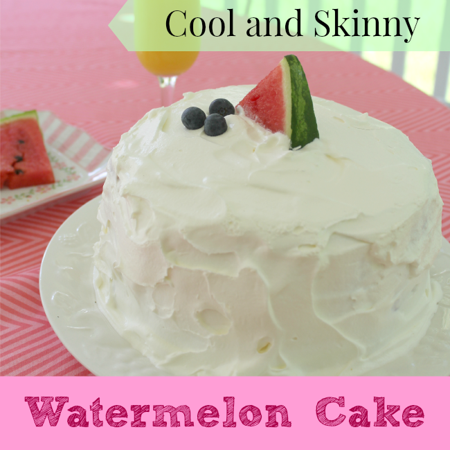 Cool and Skinny Watermelon Cake Gluten Free Crafts a la mode