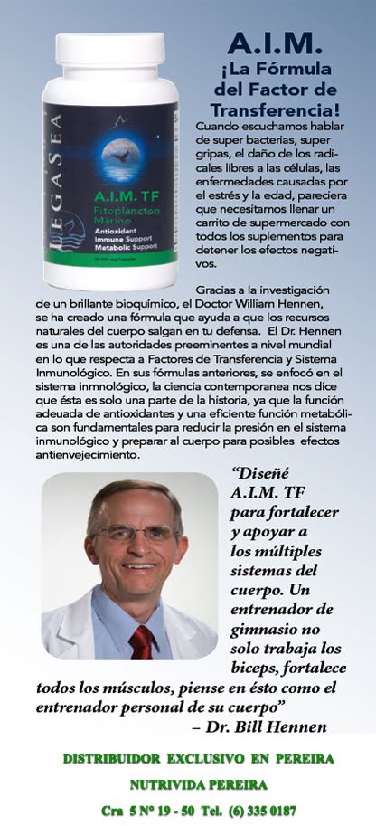 NUTRI - VIDA: A. I. M. ¡LA FÓRMULA DEL FACTOR DE NUTRI - VIDA: A. I. M. ¡LA FÓRMULA DEL FACTOR DE