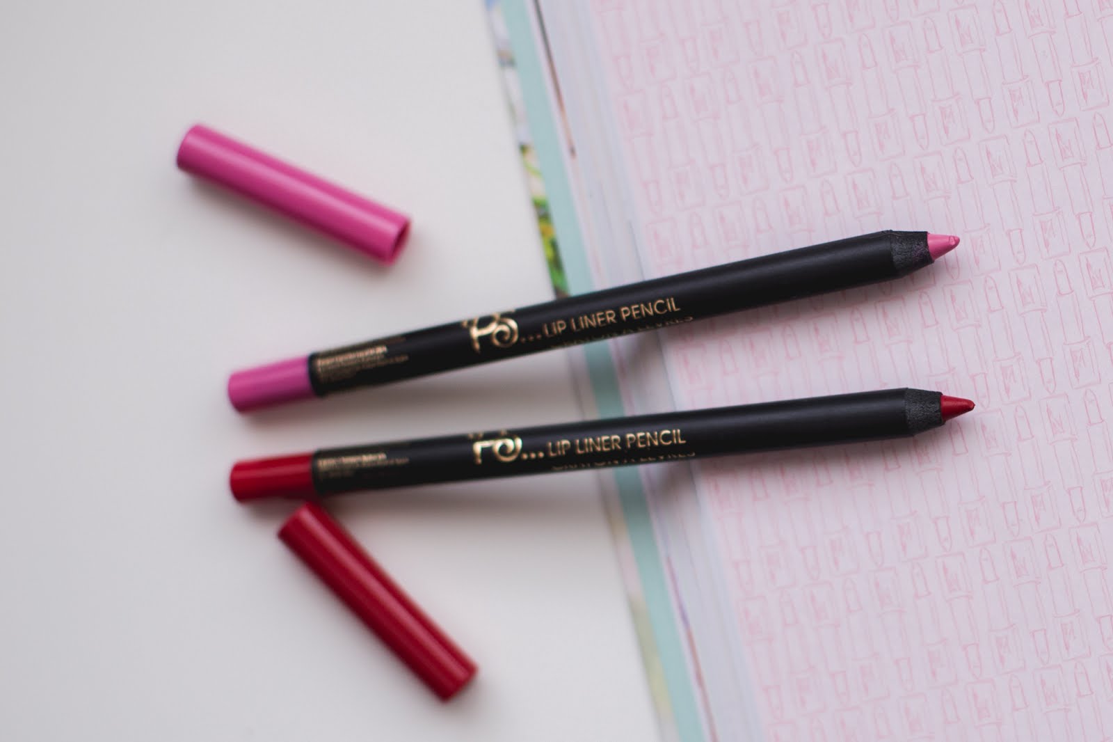 primark lip liners pencil red pink the paper and ink review primark lápis lábios vermelho rosa the paper and ink resenha opinião