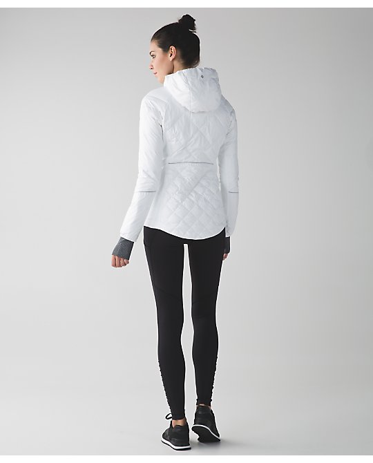 lululemon down-for-a-run jacket white