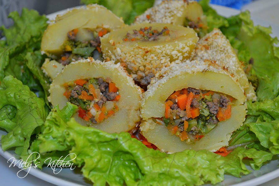 Mely's kitchen Stuffed Potato ( Relyenong patatas)