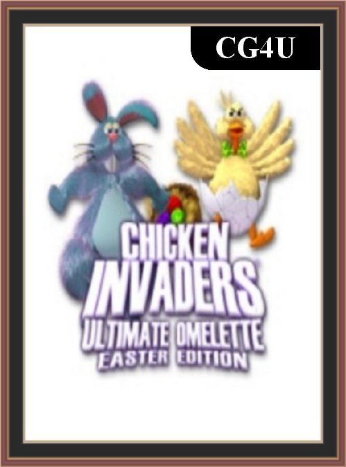 Chicken Invaders 4 - Ultimate Omelette Easter Edition Cover, Poster