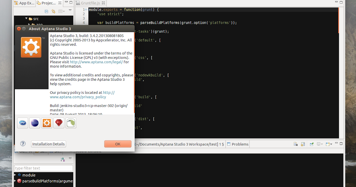 aptana studio node.js aptana studio node.js