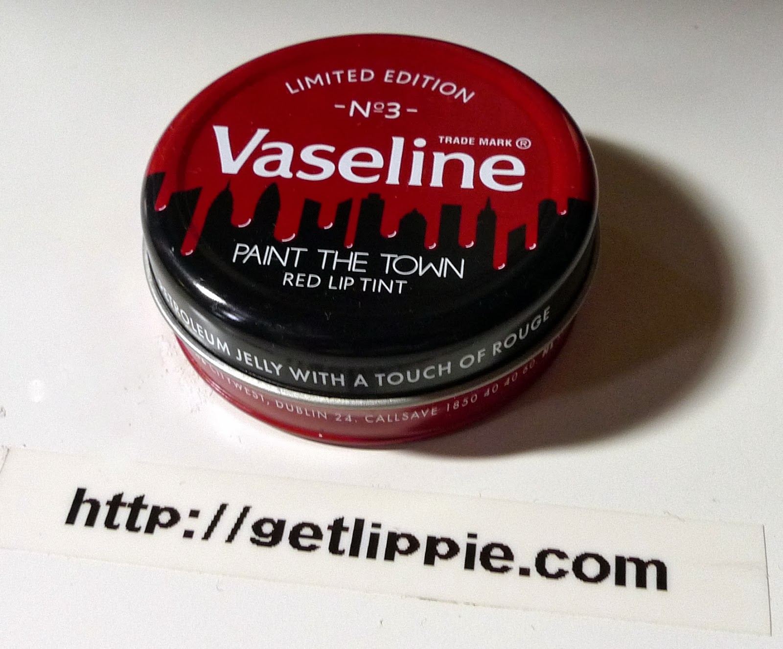 Vaseline Limited Edition No 3 Paint the Town Get Lippie